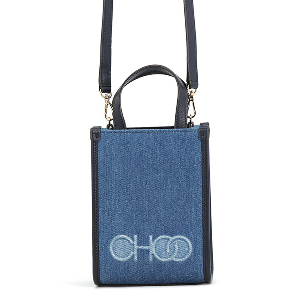 Jimmy Choo handbag, mini tote, canvas, leather, JIMMY CHOO, 2-way, CHOO